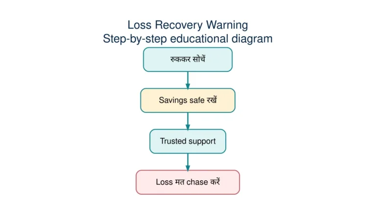 Loss Recovery Warning with labelled steps, examples and risk checks