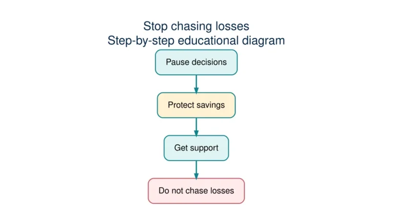 Stop chasing losses with labelled steps, examples and risk checks